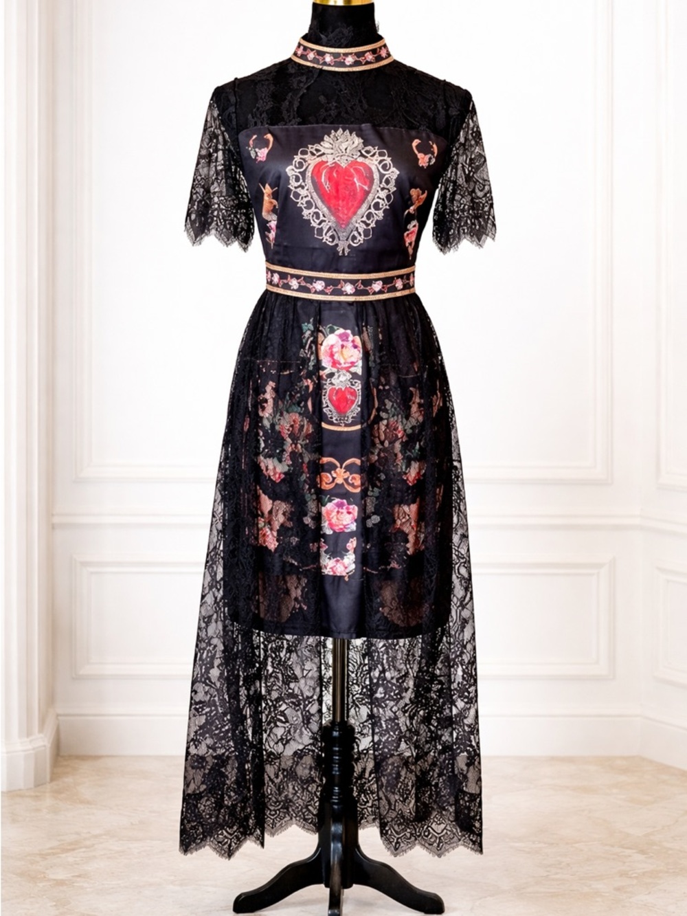 Stunning & Fun Lace Accent Dress The Rozmundah - Picture 13 of 13